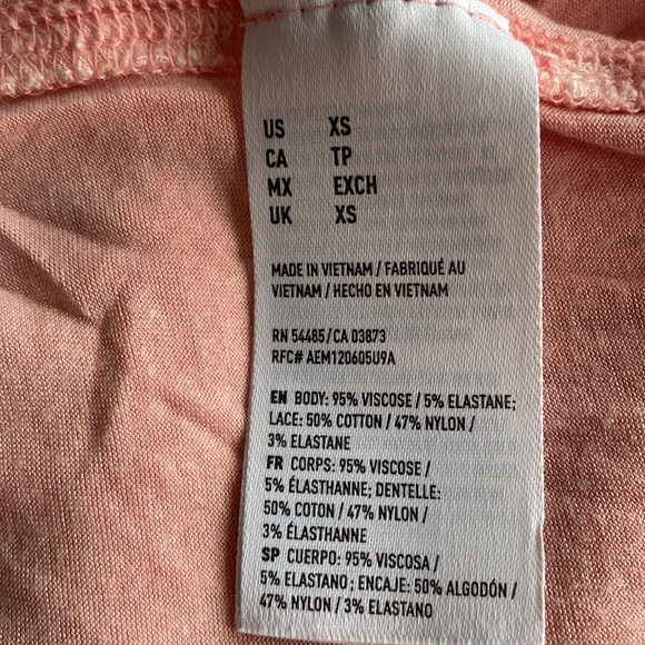 AEO Soft and Sexy Lace Shoulder Tank - Picture 7 of 7